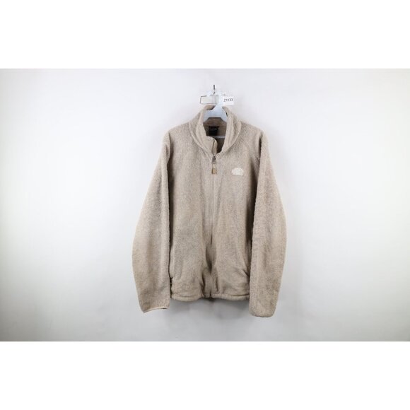 Vintage The North Face Womens 2XL XXL Distressed Osito Deep Pile Fleece Jacket - Picture 1 of 16